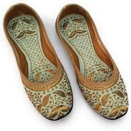 Mojari Art & Handicraft Women Embroidery Work Half Jutti-picture-17
