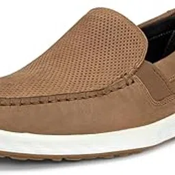 S Lite Moc Camel/Gognac Nubuck Leather Extra Wide Width Men Slip-On Moccasins-image-0