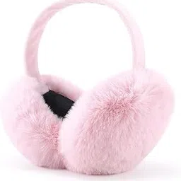 fizzoqi Women's Winter Faux Fur Ear Muffs | Warm Plush Ear Warmers | Outdoor Foldable Headband-picture-35