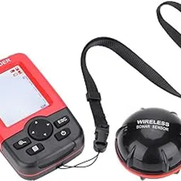 Wireless Fishfinder, LED Backlight Fishfinder Wide Depth Range 100M Durable Sonar Sensor with Antenna for Sea Fishing-picture-40