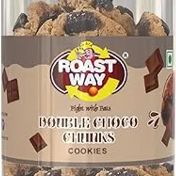 Roastway Double Choco Chunks Cookies – Mood-Boosting Chocolate Bliss! | Irresistible Cookies Biscuits Combo Pack for Sweet Moments-picture-56
