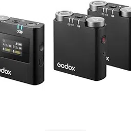Godox Virso S M2 2-Person Wireless Microphone System for Sony Cameras and Smartphones (2.4 GHz)-picture-26