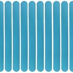 2x12Pcs Shower Anti Skid Stickers Anti Slip Strips for Showers Stairs Bath Tub Blue | 12 Bathtub Non Slip Stickers(2 Pack)-image-1