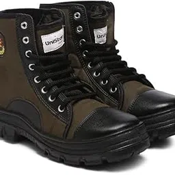 unistar High Ankle Riding Boots for Men's Mountaineering, Hiking & Trekking | Mild Waterproof Protection with Turbo Insole Technology-picture-51