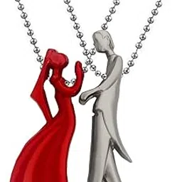 sullery Couple Dancing Boy and Girl Lover Creative Jewelry 01 Necklace Pendant for Men and Women-picture-26