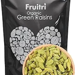 Fruitri Kishmish Seedless Dry Grapes 500 grams, 100% Natural Green raisins Kismish/green Kismish dry fruits Raisins-image-9