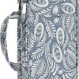 Long Knitting Needle Case Oxford Storage Bag Totes Pouch Gray Leaves Crafts | Needlecrafts & Yarn | Crocheting & Knitting | Totes & Cases-picture-38