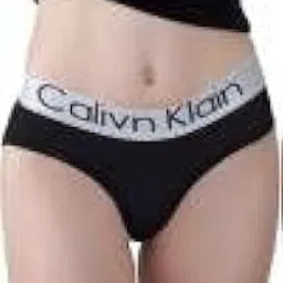 meizhimi fashion with passion Women's Compatible for Cailan Kalai Modern Cotton Printed Mid Rise Bikini with Broad Band Panty (Black,XL)-picture-12