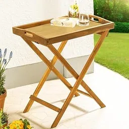 Wooden Coffee Table Modern Coffee Table for Living Room, Entryway Table Tea Table,Outdoor Wooden Portable End Table (Natural Teak)-picture-16