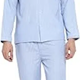 shopbloom Shop Bloom Long Sleeve Men's Night Suit| Night Dress (XL to 4XL)-picture-44