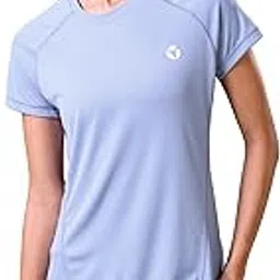 technosport Womens Polyester Regular Fit Crewneck Half Sleeve Shirt Sleeve|WTW105-picture-14