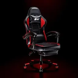 Green Soul Blade Ergonomic Gaming Chair | Multi-Functional Computer Chair | Integrated Massager | ErgoSync Armrest | Retractable Footrest | 1 Year Warranty (Black Red)-image-13