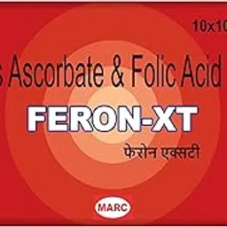 Feron XT Ferrous Ascorbate and Folic Acid Tablets, Iron Supplement for Anaemia, Pack of 3-picture-43