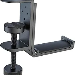 Metal Alloy Gaming Headset Headphone Hook Holder Foldable Stand Black A-image-24