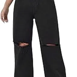 kotty Women High Rise Loose Jeans-picture-11