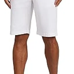 Amazon Brand - Symbol Men's Cotton Rich Stretchable Regular Fit Chino Shorts |Scoop Pockets-picture-35