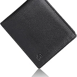 getoree Florence Black Genuine Leather Wallet for Men I 3 Credit/Debit Card Slots I 2 Secret compartments I 1 Coin Pocket & 2 Currency Compartments-picture-43