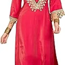 ethnicjunction Women's Silk Blend Embroidered & Mirror Work Bell Sleeves Kurta Palazzo Set | Fusion wear Women | Ethnic Set for women-picture-10