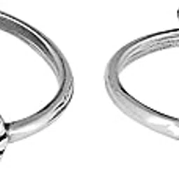 925 Silver Oxidised Silver Pretty Floral Toe Rings, Adjustable | Toe Rings for Women and Girls | With Certificate of Authenticity and 925 Stamp | 6 Month Warranty*-image-45