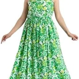 Women’s Rayon Printed Long Maxi Gown-image-69