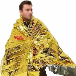 Shakuntla Emergency Blanket Gold & Silver (160x210cm)-picture-11