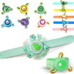 Returngifts - Pack of 6 - Cartoon Slap Bands, Wrist Band activity toy with LED Light for Birthday Return Gift (6 Pack). Best return gifts for party in bulk for birthday.-picture-12