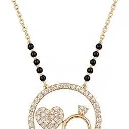 Circle of Love Mangalsutra for Women – 925 Sterling Silver Necklace, Elegant Jewelry Gift-image-43