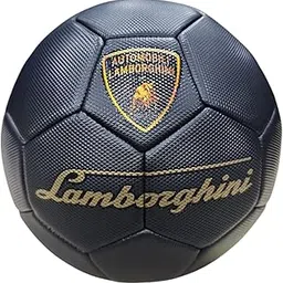 TOY STATION Football Professional Match Foot Ball Training Original for All Ages Group PVC Stitched Standard Sports Turf Football with Pin - Multicolor Size 5 (Football Black-Lamb)-picture-36