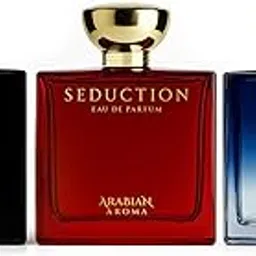 Arabian Aroma Perfume Combo for Men, Dark, Seduction & Horizon, Long Lasting Eau de Parfume,100 Ml (Pack of 3) image 1