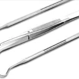 Forgesy dental kit - dental elevator, dental mirror, dental tweezer (pack of 3) Dental Elevator-picture-36