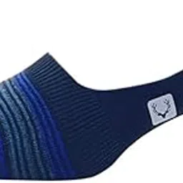 Men'S Cotton No Show Socks (1 Pair) - Navy-image-67