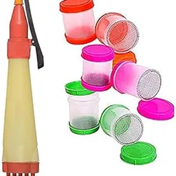 Design Creativity Diwali Floor Rangoli Art 6 Rangoli Plastic Filler with 1 Rangoli Outliner Pen Rangoli Making Tool for Rangoli Making-picture-11