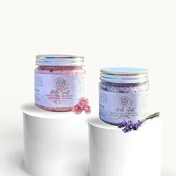 Elevate Bath Salt Granules Combo Pack of 2 (200g Each) Rose & Lavender Bath Salt | Handmade | Botanical | Men & Women for Foot Spa, Muscle Pain Relief, Relaxing, Body Scrub |100% Pure & Natural-picture-51