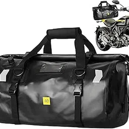 GLOWICK 40L Sporting Goods | Outdoor Sports | Equestrian | Western Saddles & Tack | Saddle Bags Motorcycle Tail Bag Water Resistant Portable PVC Motorbike (1Pcs)-picture-19