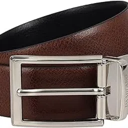da milano Brown Reversible Leather Belt for Men (3207D-35R-OL)-picture-14