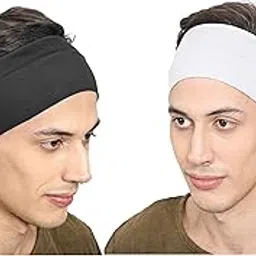 bismaadh Workout Headband for Women & Men - Wide, Moisture Wicking & Non-Slip Exercise Hairband or Sports Sweatband - Keep Your Hair in Place - Performance Stretch & Ideal for Running & Yoga-picture-32