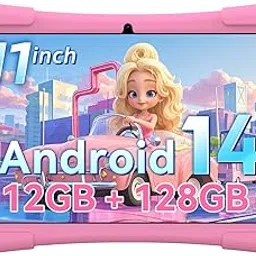 Android 14 Tablets, Unisoc A75 8 Core CPU.11 inch Tablet.12GB+128GB (1TB Expanded) Widevine L1, 1280x800 IPS, 8000mAh, 5MP + 13MP, Three Cameras, Android Tablet with Bluetooth 5.0, WiFi-picture-17