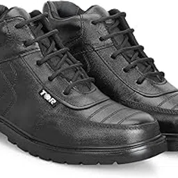 tor Phylon Sole Safety Boot Shoes for Men's| Stylish Look| Genuine Leather with Non Slip Outsole & Fibre Toe| Comfortable and Waterproof| Weight 600 gram| Boot Shoes Black and Brown-picture-48