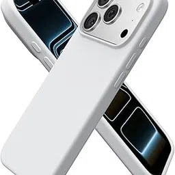 iPhone 17 Pro Silicone Back Case | Shock Proof Design & Camera Protection | Premium Rubberised Apple iPhone 17 Pro Cover (Microfiber Lining) | Ultra Smooth Silicone - Off White-image-82