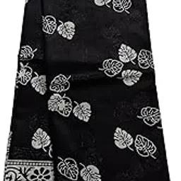 raniratn PURE COTTON BLACK & WHITE PRINTED DUPATTA 2.25 MTR WOMEN NEW-picture-49