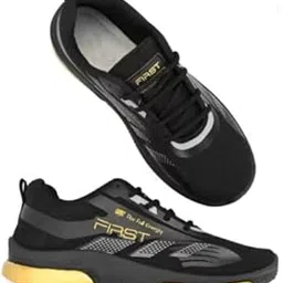 HotStyle Shoe First Black Trendy & Stylish Running Shoes for Men-picture-30