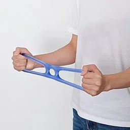 Katyani Traders Silicone Elastic Pull Rope Resistance Band - Blue, Pack of 1 - Strength Training, Yoga, Pilates-picture-60