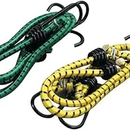MARJI&ANUVRUTTI High Strength Elastic Bungee/Shock Cord Cables, Luggage Tying Rope with Hooks (Pack of 4)-picture-30
