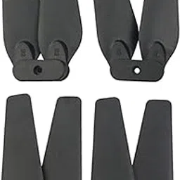 UJEAVETTE® 4Pcs Quick-Release Propellers for E525 E88 Drone Accessories Quiet Parts|Rc Car Remote Drone Control Toy |Motor Gear Kit|Receiver Part |Transmitter Controller |Truck Accessory |Radio Model image 1