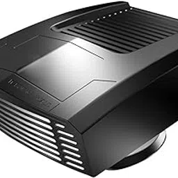 N/A Portable Car Heater, Windshield Defrosting Defogging, 12V/24V 180W Car Air Heater, 360° Rotating Fan Heater Electric, 2 Gears Adjustment,Black,12V-picture-23