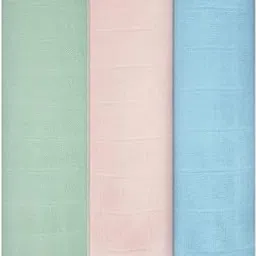 ELEMENTARY - basics redefined Ultra Soft Cotton Muslin Swaddles (Earthy Colors, Pack of 3)-picture-12