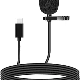 Texton (Today Only with 5 Year Special Warranty) Type-C Clip Microphone for Collar Mike for Voice Recording,Mic Mobile, Pc, Laptop, Android Smartphones, DSLR Camera-image-80