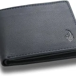 ballathe Leather Wallet for Men, 10 Card Slot | RFID Wallet (Navy Blue)-picture-12