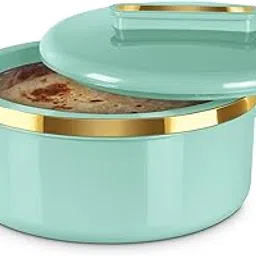 MILTON Curve 2500 Inner Stainless Steel Casserole, 2.15 litres, Light Green | BPA Free | Food Grade | Easy to Carry | Easy to Store | Chapati | Roti | Curd Maker-picture-20