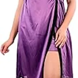 nightdoll Women's Short Sleeves Robe and Lingerie Set for Womens-picture-24